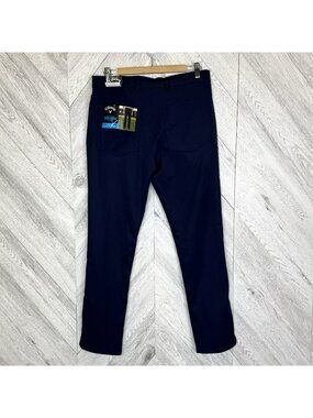 Callaway Golf 5 Pocket Pants Mens Size 32x30 Navy Blue Performance Stretch NWT